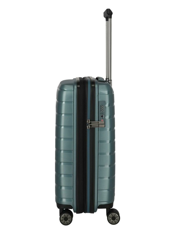 Travelite Reisekoffer Travelite Air Base S erweiterbar Eisblau