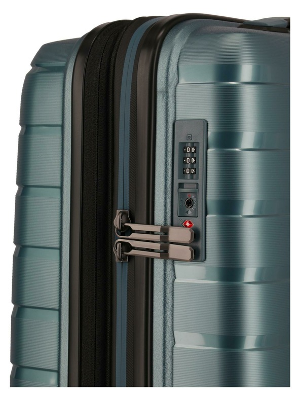 Travelite Reisekoffer Travelite Air Base S erweiterbar Eisblau