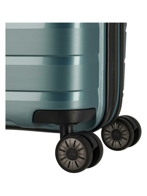 Travelite Reisekoffer Travelite Air Base S erweiterbar Eisblau