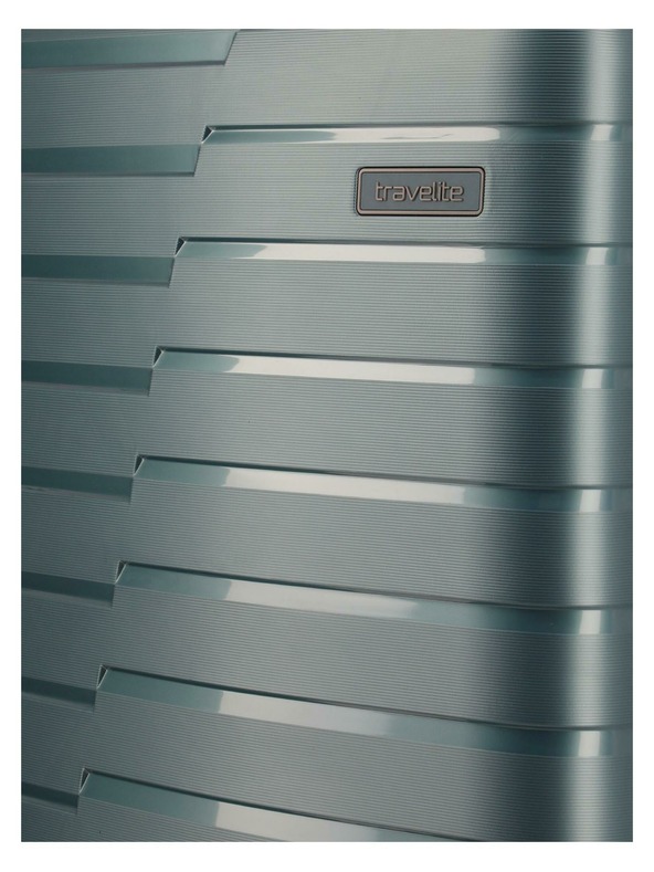 Travelite Reisekoffer Travelite Air Base S erweiterbar Eisblau
