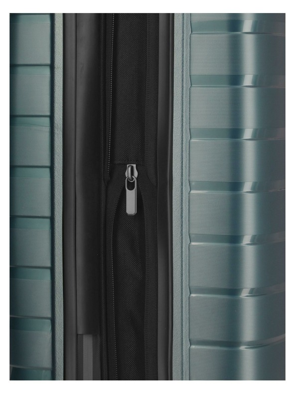 Travelite Reisekoffer Travelite Air Base S erweiterbar Eisblau