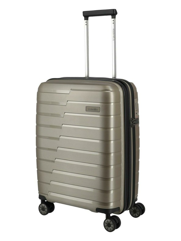 Travelite Reisekoffer Travelite Air Base S erweiterbar Champagner