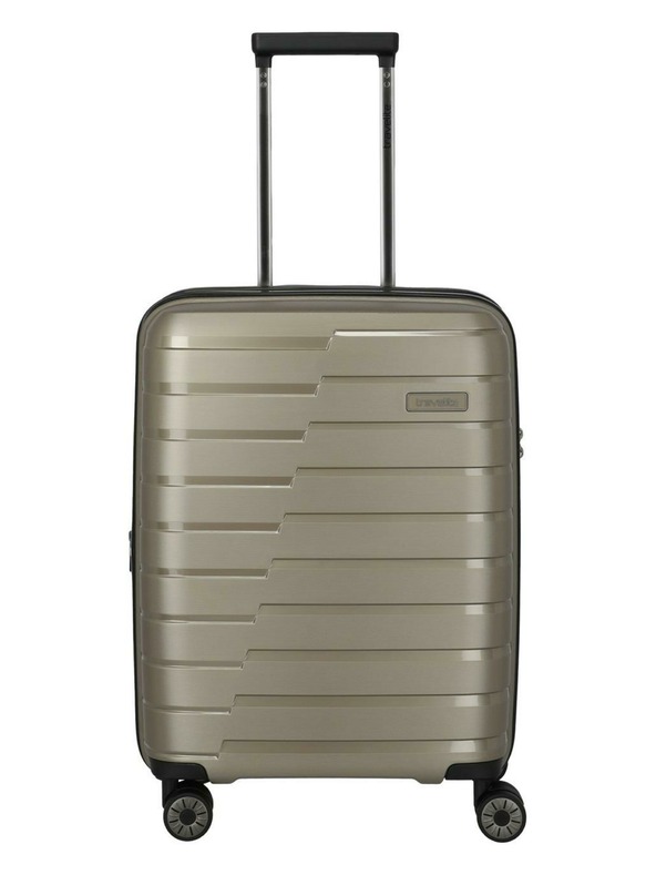 Travelite Reisekoffer Travelite Air Base S erweiterbar Champagner