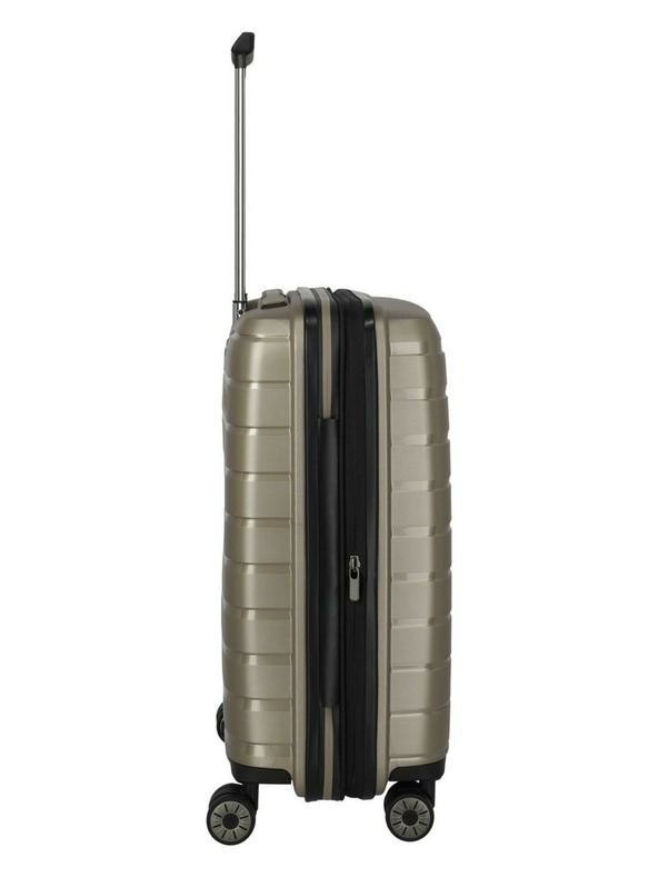 Travelite Reisekoffer Travelite Air Base S erweiterbar Champagner