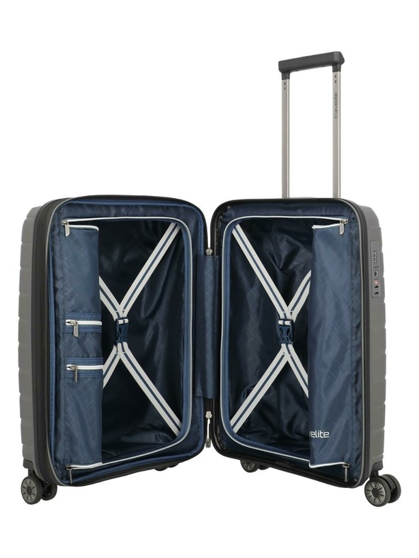 Travelite Reisekoffer Travelite Air Base S erweiterbar Anthrazit