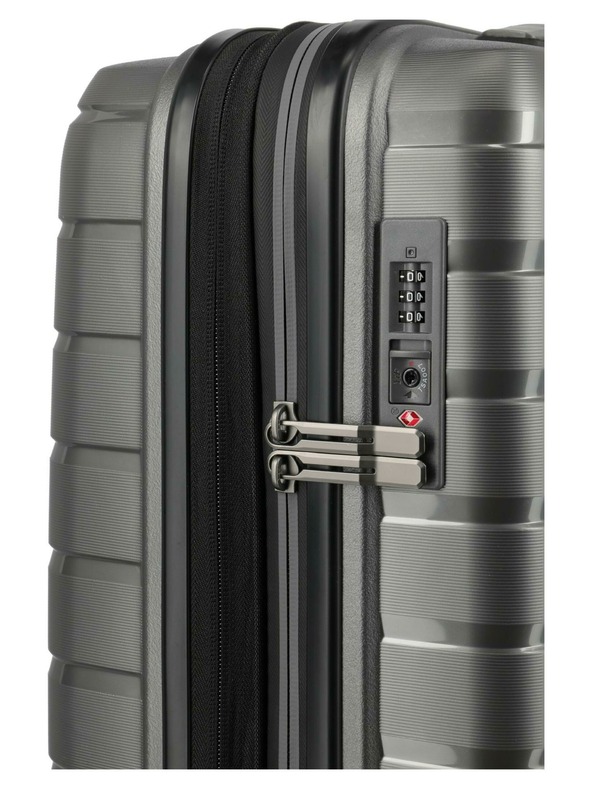 Travelite Reisekoffer Travelite Air Base S erweiterbar Anthrazit