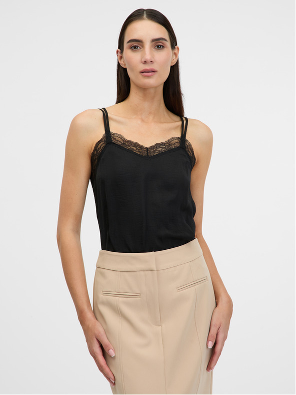 Orsay Schwarzes Damen-Top ORSAY