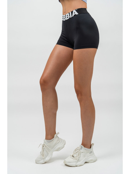 Nebbia Fitness Shorts mit hoher Taille GLUTE PUMP 240 XS, schwarz
