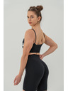 Nebbia Leggings Shorts mit hoher Taille 9" SNATCHED 614 XS, schwarz