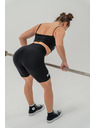 Nebbia Leggings Shorts mit hoher Taille 9" SNATCHED 614 XS, schwarz