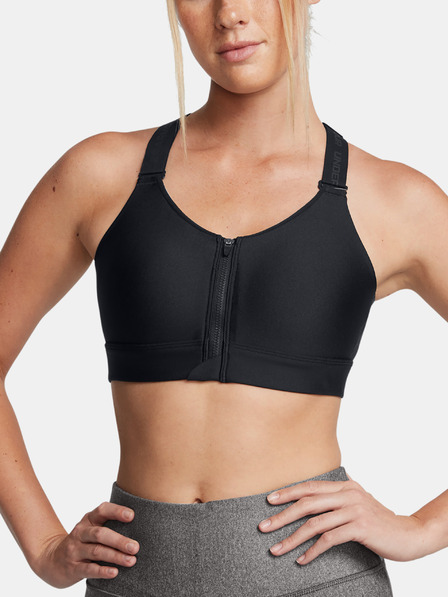 Under Armour Damen Sport-BH Under Armour UA Infinity High Zip 2.0 Bra-BLK