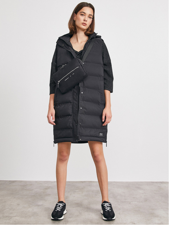 ZOOT.lab Schwarzes gemustertes lockeres Kleid METROOPOLIS by ZOOT.lab Eustacia