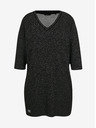 ZOOT.lab Schwarzes gemustertes lockeres Kleid METROOPOLIS by ZOOT.lab Eustacia