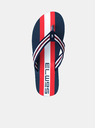 Sam 73 Rot und blau gestreifte Herren-Flip-Flops SAM 73