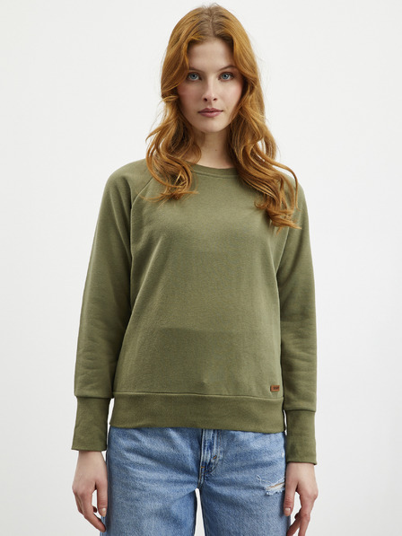 ZOOT.lab Khakifarbenes Damen-Basic-Sweatshirt ZOOT.lab Penelope