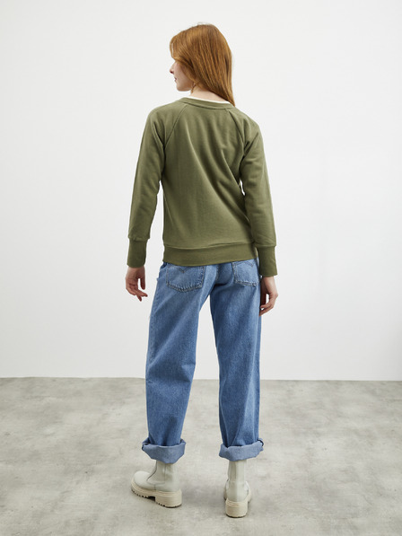 ZOOT.lab Khakifarbenes Damen-Basic-Sweatshirt ZOOT.lab Penelope