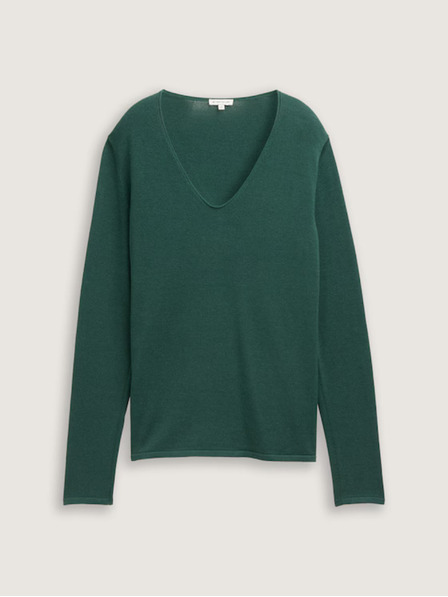 Tom Tailor Grüner Damen-Pullover von Tom Tailor