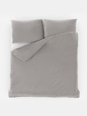 Kvalitex Satin Bettwäsche-Set LUXURY COLLECTION 1+2, 200x200, 70x90cm hellgrau