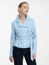 Orsay Hellblaue Damen-Kunstlederjacke ORSAY