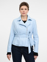 Orsay Hellblaue Damen-Kunstlederjacke ORSAY