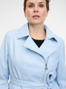 Orsay Hellblaue Damen-Kunstlederjacke ORSAY