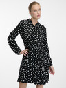 Orsay Schwarzes Damen-Hemdblusenkleid knielang von ORSAY