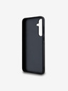 Guess Guess PU 4G Metall Logo Rückseite Hülle für Samsung Galaxy A35 5G Brown