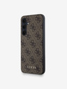 Guess Guess 4G Rückseite Hülle für Samsung Galaxy A35 5G Brown