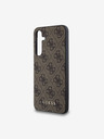 Guess Guess 4G Rückseite Hülle für Samsung Galaxy A35 5G Brown
