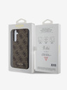 Guess Guess 4G Rückseite Hülle für Samsung Galaxy A35 5G Brown