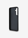 Guess Guess PU 4G Metall Logo Rückseite Hülle für Samsung Galaxy A55 5G Grey