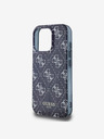 Guess Guess IML Denim Effect MagSafe Rückseite Hülle für iPhone 16 Pro Max Dark Blue