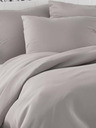 Kvalitex Satiniertes französisches Bettwäsche-Set LUXURY COLLECTION 1+2, 220x200, 70x90cm Hellgrau