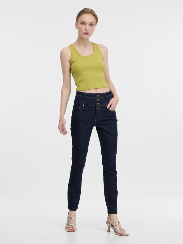 Orsay Grünes Damen Crop Top ORSAY