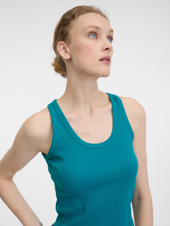 Orsay Türkises Damen Crop Top ORSAY