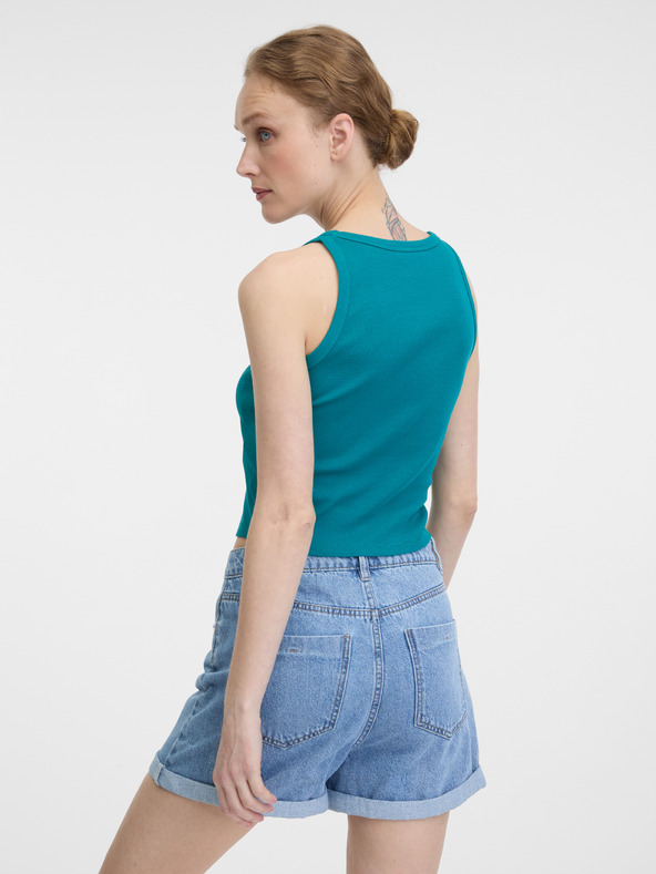 Orsay Türkises Damen Crop Top ORSAY