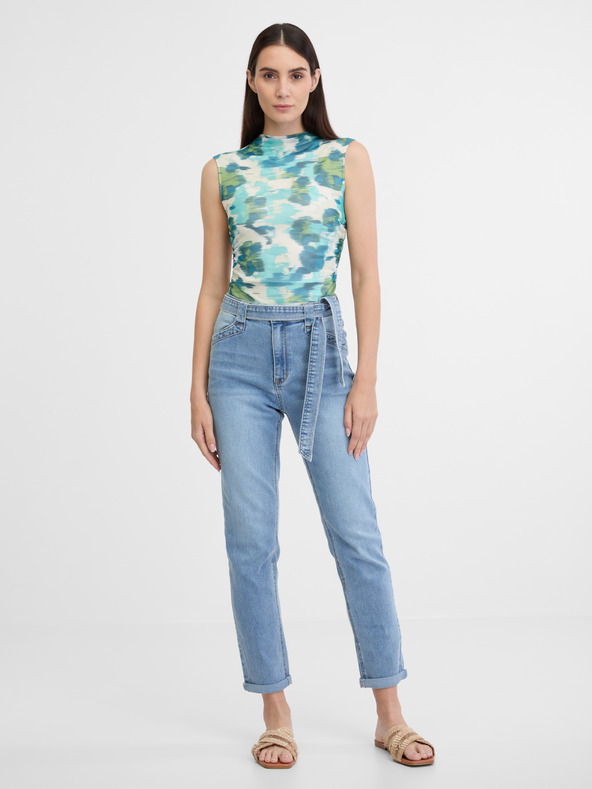 Orsay Türkise Damen Bluse ORSAY