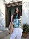 Orsay Türkise Damen Bluse ORSAY