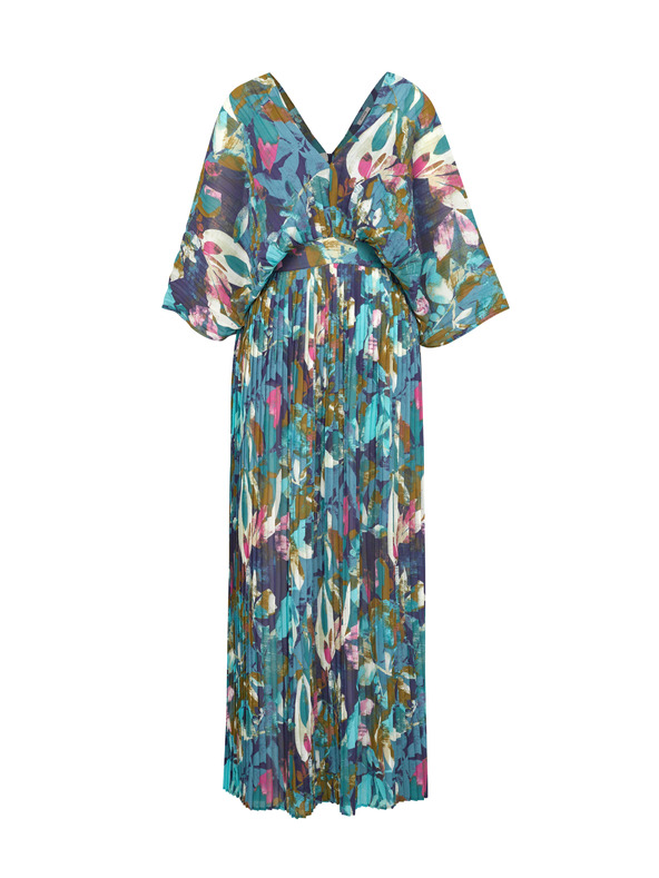 Orsay Blaues Damen Maxikleid ORSAY