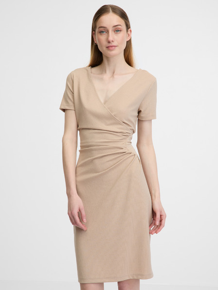 Orsay Beigefarbenes Damenkleid ORSAY