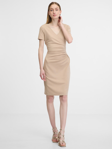 Orsay Beigefarbenes Damenkleid ORSAY