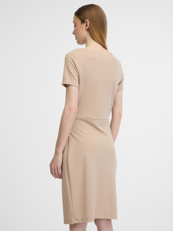 Orsay Beigefarbenes Damenkleid ORSAY