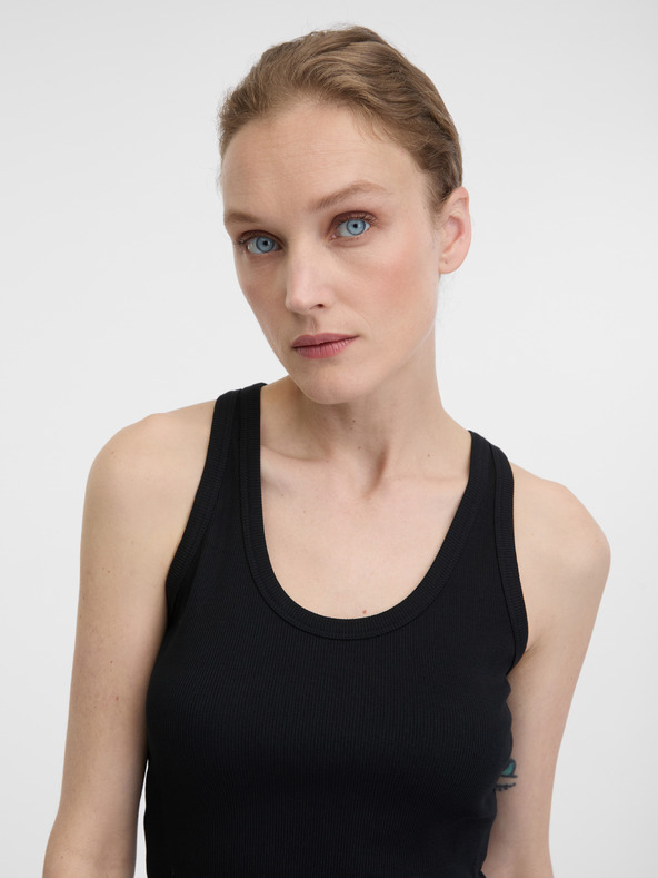 Orsay Schwarzes Damen Crop Top ORSAY