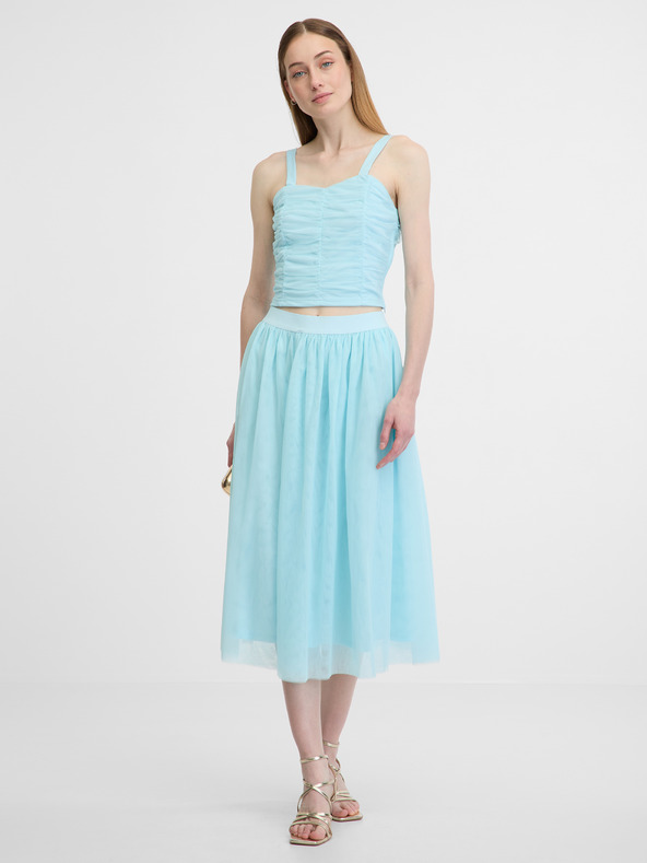 Orsay Hellblaues Damen-Tanktop ORSAY