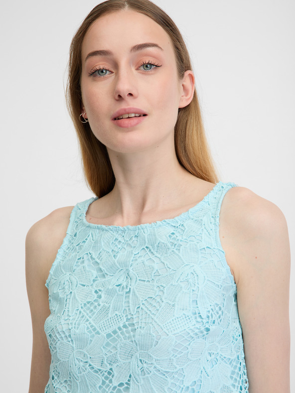 Orsay Hellblaues Damen-Tanktop ORSAY