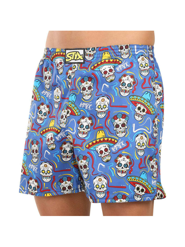 Styx Herren Schlafshorts Styx Totenkopf
