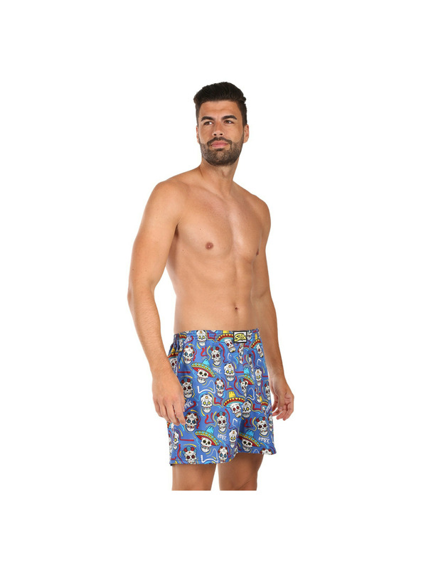 Styx Herren Schlafshorts Styx Totenkopf