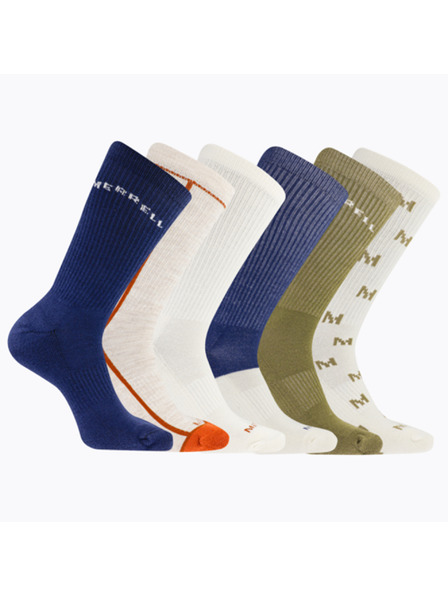 Merrell Merrell Socken MEA33694C6B2 NVAST RECYCLED CUSHION CREW (6er Pack) navy sortiert S/M MERRELL SOCKEN