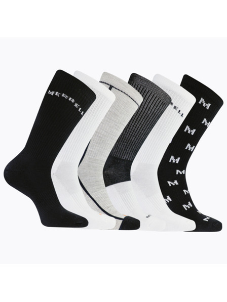 Merrell Merrell Socken MEA33694C6B2 BKAST RECYCLED CUSHION CREW (6er Pack) schwarz sortiert S/M MERRELL SOCKEN