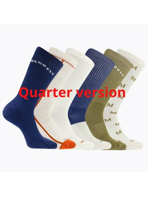 Merrell Merrell Socken MEA33695Q6B2 NVAST RECYCLED CUSHION QUARTER (6er Pack) navy sortiert S/M MERRELL SOCKEN
